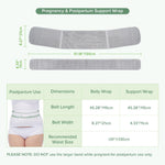 haakaa Pregnancy Belly Band & Postpartum Belly Band 2-In-1 Support Wrap, Natural Latex, One Size