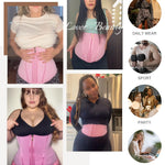Lover-Beauty Waist Trainer for Women Corset Shapewear Tummy Control Workout Waist Cincher Body Shaper Girdle Light Pink X-Small