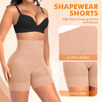 Werena Shapewear for Women Tummy Control Shaping Shorts High Waist Body Shaper Panties Underwear Slip Shorts Under Dresses (#1 Latte,Small)