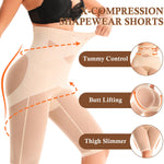 ORLAROY Shapewear for Women Tummy Control Body Shaper Shorts Butt Lifting High Waisted Trainer Panties Thigh Slimmer Girdle M Nude