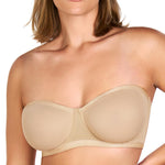 HSIA Strapless Bras for Women, Bella Convertible Minimizer Bra for Large Bust Unlined Underwire Balconette Bras Natural Nude 38D