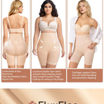 FluxFloe Shapewear for Women, Light Shaping Tummy Control High-Waisted ShortsSeamless, No-Roll Waist, 3D Butt Lift, Breathable, Invisible Under Dresses - Nude - M