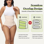 SHAPSHE Waist Trainer for Women Postpartum Belly Band Abdominal Binder Corset Shapewear Girdle Faja Beige XS