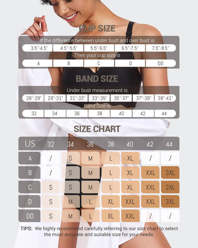 Gailife Scalloped Jelly Bras for Women No Underwire Wireless Seamless Push Up Bralettes Soft Comfort Everyday Tshirt Bra -L/Pure Black (Jacquard-Free)
