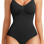 BRABIC Womens' Seamless Sleeveless V-Neck Bodysuit Shapewear Tummy Control