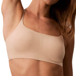 Calvin Klein Invisibles Comfort Seamless Adjustable Skinny Strap Bralette Bra Bare