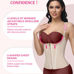 SHAPSHE Waist Trainer for Women, Tummy Control Sports Girdle, Workout Body Shaper with Adjustable Shoulder Strap
