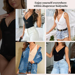 JOYSHAPER Shapewear for Women Tummy Control Shapewear Bodysuit Faja Body Shaper Waist Trainer Snatched Corset Body Suit Girdles White XL