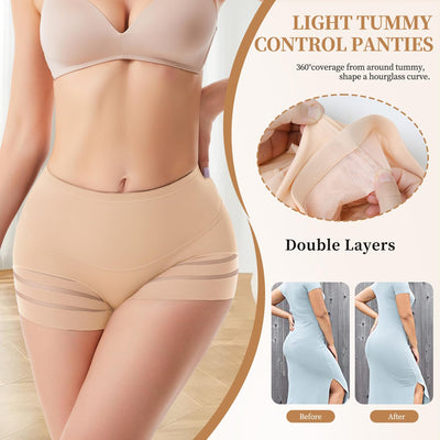 JOYSHAPER Tummy Control Shorts for Women Shapewear Underwear Compression Panties Invisible Body Shaper Girdle Nude