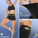CAMPSNAIL Workout Biker Shorts Women - 3"/5"/8" High Waisted Tummy Control Spandex Booty Volleyball Shorts for Yoga Dance
