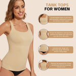JOYSHAPER JOYSHAPERShapewear Tank Tops For Women Tummy Control Camisole Tops For Cami Shaper Compression Tank Top Shapewear Camisole Nude Cami Nude L