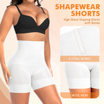 Werena Shapewear for Women Tummy Control Shaping Shorts High Waist Body Shaper Panties Underwear Slip Shorts Under Dresses (#1 White,Medium)