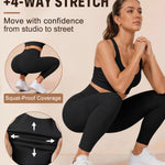 Laite Hebe Leggings for Women - High Waisted Full Length Buttery Soft Yoga Pants for Workout Athletic Daily