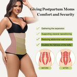 SHAPSHE Waist Trainer for Women Postpartum Recovery Wrap Girdle Cincher Corset Shapewear Belly Band Rosybrown 3XL