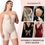 Slimers Backless Plunge Shapewear for Women- Low Back Shaper under dress | open back design effortlessly complements wedding, parties, and dates – making it an essential piece in your wardrobe