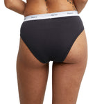 Hanes Originals Women's Underwear Hi-Leg Pack, Stretch-Cotton Hi-Leg Panties, Basic Assorted Colors, 6-Pack
