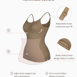 FeelinGirl Women's Tummy Control Camisole Seamless Shapewear Tank Top Slimming Cami Shaper with Compression