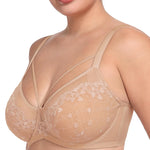 HSIA Minimizer Bras for Women Full Coverage, Unlined Lace Sexy Plus Size Underwire Bra for Large Breasts Holiday Edition