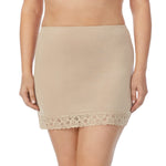 Jones New York womens Silky Touch 16 Anti-cling Above Knee Half Slip, Nude, Large US