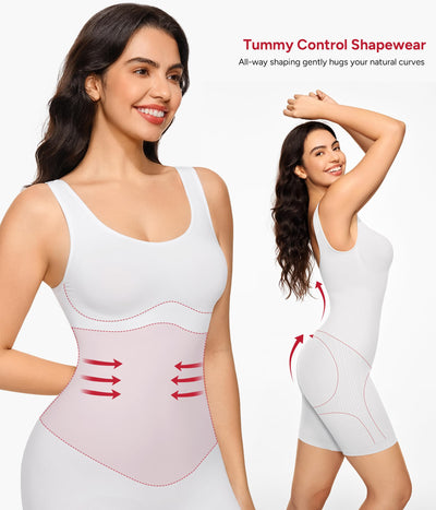 Nebility Bodysuit Shapewear for Women Tummy Control Body Shaper Waist Trainer Body Suit