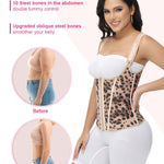 SHAPSHE Waist Trainer for Women, Tummy Control Sports Girdle, Workout Body Shaper with Adjustable Shoulder Strap