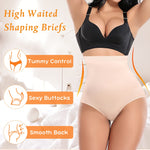 Werena Tummy Control Shapewear Panties for Women High Waisted Body Shaper Slimming Shapewear Underwear Girdle Panty(Beige-seamless#2,Small)
