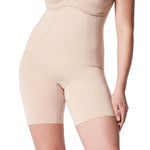 SPANX SPANXsculpt Oncore High-Waisted Mid-Thigh Short - Powerful Sculpting Shapwear for Women - Level 4 Compression - Core Control - Soft Nude - Medium - Petite