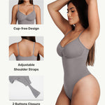 FeelinGirl Body Shaper for Women Tummy Control Seamless Shapewear Bodysuit Thong Slimming Body Shaper 3XL-4XL
