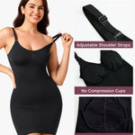 RDSIANE Body Shaper For Women Under Dress One Piece Full Slip Tummy Control Shapewear Dress With Adjustable Spaghetti Strap