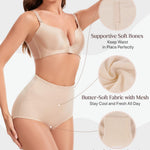 GYDEK Shapewear for Women Tummy Control - High Waist Body Shaping Briefs Compression Underwear Seamless Breathable Girdle for Shapewear
