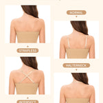 Irisnaya Strapless Shapewear Bodysuit for Women - Tummy Control body suit Tube Top seamless thong bodysuit