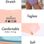 ROSYCORAL Women’s Seamless Bikini Panties Soft Stretch Invisibles Briefs No Show Hipster Underwear cheeky 9 pack XS-L (M)