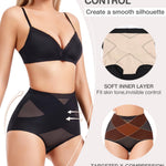 Wodelanle Tummy Control Shapewear Panties for Women Body Shaping Briefs Compression Underwear Seamless Shapewear Panty Girdle