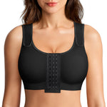 BRABIC Post Surgery Bra for Women Surgical Compression Bra Black