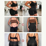 FeelinGirl Waist Trainer for Women Trimmer Belt Waist Cincher Tummy Wrap Plus Size Body Shaper (One Size, Nut Brown)