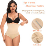 Werena Tummy Control Shapewear for Women High Waisted Body Shaper Briefs Slimming Girdle Shaping Underwear(#A1 High Waist Beige(seamless),Medium)