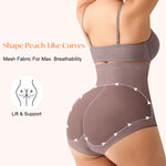 CYDREAM Shapewear for Women Tummy Control Panties High Waisted Butt Lifting Panties Faja Body Shaper (Purple Brown, X-Large)