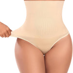 Werena Tummy Control Thong Shapewear for Women High Waisted Body Shaper Panties Shaping Thong Girdle Underwear