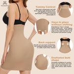 JOYSHAPER Slip for Women Under Dress Slips Half Skirt Strapless Slips Body Shaper Dresses Half Slip Skirt for Women Under Dresses Tummy Control Shapewear Dress Slip Shapewear for Tight Dress Nude M