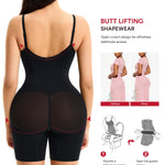 Nebility Shapewear for Women Tummy Control Seamless Compression Bodysuit Full Body Shaper Leotards Bodycon Butt Lifter (Black, 2X-Large)