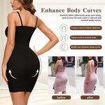 JOYSHAPER Shapewear Dress Slip for Under Dresses Full Slip Tummy Control Seamless Slimming Slip Body Shaper Black Small