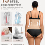 Lover-Beauty Waist Trainer for Women Corset Shapewear Tummy Control Workout Waist Cincher Body Shaper Girdle Skin X-Small