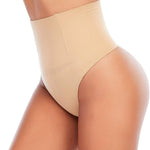 Werena Tummy Control Thong Shapewear for Women Seamless Shaping Novelty Thong Panties Body Shaper Underwear