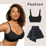 Bralettes for Women Comfortable Wireless Seamless Stretchy Bras No Underwire for Everyday Sleeping Black Large