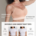 FeelinGirl Bralettes for Women Seamless No Underwire Unpadded Bra Nude Small
