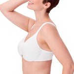 Bali Designs Women's Live It up Seamless Underwire Bra, White, 36DDD
