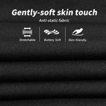 MANCYFIT Half Slips for Women Underskirt Short Mini Skirt with Floral Lace Waistband Black Large
