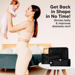 3 in 1 Postpartum Belly Support Recovery Wrap – Postpartum Belly Band, After Birth Brace, Slimming Girdles, Body Shaper Waist Shapewear, Post Surgery Pregnancy Belly Support Band (Midnight Black, M/L)