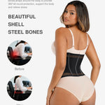 Lover-Beauty Mesh Waist Trainer for Women Tummy Control Body Shaper Breathable Cross Mesh Corset Waist Cincher Shapewear Girdle, Black, 3XL