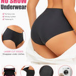 DWGVVX 6 Pack Womens Underwear Seamless Sexy Full Coverage Panties Basics Briefs No Show black Nude Clothes Lingerie Outfit Amazon